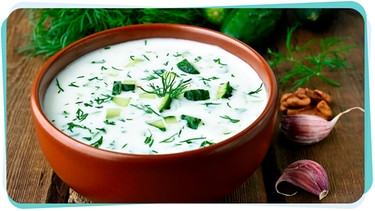 Kalte Joghurt-Gurken-Suppe | Bild: mauritius-images