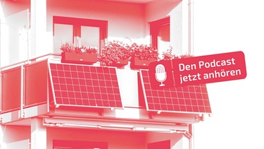 Solarpanels auf dem Balkon | Bild: BR Bild