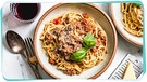 Ein Teller Spaghetti mit Bolognese-Soße | Bild: mauritius images / The Picture Pantry / Aysegul Deniz Sanford / Montage: BR