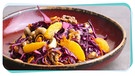 Blaukraut-Salat mit Walnüssen und Orangen | Bild: mauritius-images