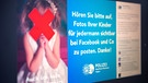 Aufruf der Polizei gegen öffentlich sichtbare Kinderfotos auf Facebook | Bild: picture-alliance/dpa