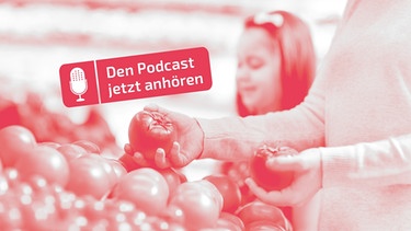 Ein Kind kauft Tomaten - den Podcast zum virtuellen Wasserabdruck hier anhören | Bild: istock/FangXiaNuo