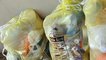 Müll im gelben Sack | Bild: picture-alliance/dpa