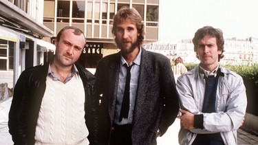 Phil Collins, Mike Rutherford und Tony Banks 1983 | Bild: picture-alliance/dpa