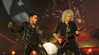 Adam Lambert und Brian May | Bild: Xavier Vila 