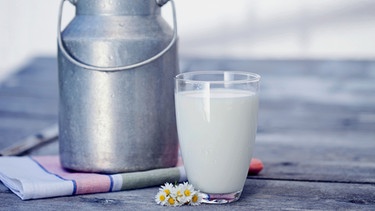 Ein Glas Milch  | Bild: mauritius images / Westend61 / Roman Märzinger