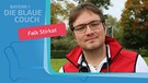 Notarzt und Autor Falk Stirkat auf der Blauen Couch | Bild: dpa/picture alliance, Montage: BR