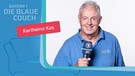 Fußballreporter Karlheinz Kas auf der Blauen Couch | Bild: Markus Konvalin, Montage: BR
