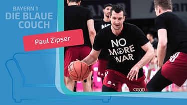 Basketballer Paul Zipser zu Gast auf der Blauen Couch | Bild: Eirich, Montage: BR