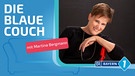 Die Blaue Couch auf BAYERN 1 mit Autorin Martina Bergmann | Bild: Sünderhuse Photographie; Montage: BR