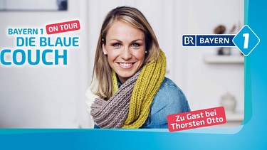 Die Blaue Couch on Tour: Zu Gast bei Thorsten Otto in Ergolding ist Magdalena Neuner | Bild: BR, hp-Werbeagentur