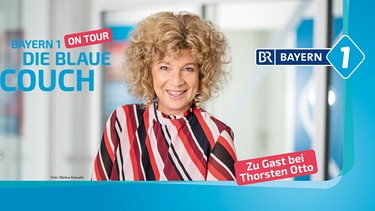 Susanne Rohrer ist zu Gast bei Thorsten otto auf der Blauen Couch on Tour in Bodenmais | Bild: Markus Konvalin/BR
