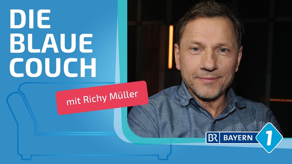 Schauspieler Richy Müller auf der Blauen Couch | Bild: dpa/picture alliance, Montage: BR
