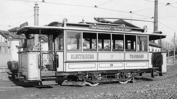 Elektrische Tram von 1895 | Bild: MVG-Archiv