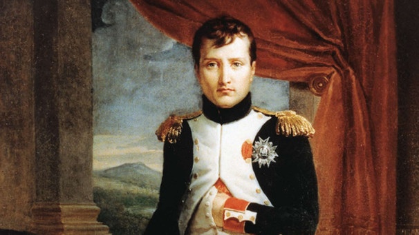 Gemälde von Gérard François Pascal Simon: Napoleon Bonaparte als Liebhaber guter Landkarten | Bild: Ile d‘Aix, Museen der Insel Aix