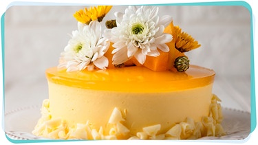 Cheesecake mit Mango. | Bild: mauritius-images