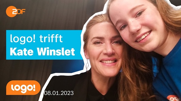 logo!-Kinderreporterin interviewt Filmstar Kate Winslet | logo! Nachrichten vom 08.01.2023 | Bild: logo!-Nachrichten (via YouTube)