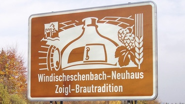 Hinweisschild auf den Zoigl in der Oberpfalz | Bild: BR