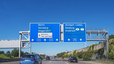 Die Bundesautobahn A9 | Bild: picture-alliance/dpa