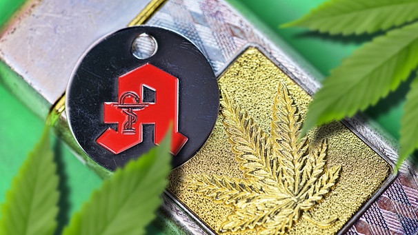 A55v Marihuana Hanfblatt Cannabis Herz 4 x 5 cm Magnet NEU