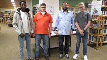 Von links nach rechts: Mohammed Siddig, Felix Ludewig, Sebastian Ludwig, Vantin Weinmair | Bild: BR-Elmar Tannert
