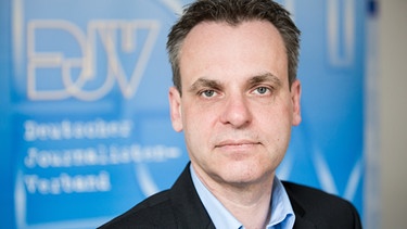 Frank Überall, Vorsitzender des Deutschen Journalistenverbands (DJV) | Bild: picture-alliance/dpa