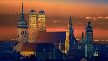 München im Abendlicht | Bild: picture-alliance/dpa