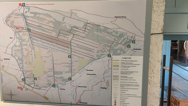 Streckenplan der damaligen Moorbahn in den Kendlmühlfilzen | Bild: BR / Chris Baumann