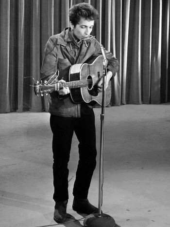 Bob Dylan im Jahr 1963 | Bild: picture-alliance/dpa