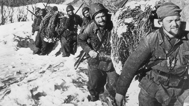 Italienische Gebirgsjäger während des Zweiten Weltkriegs | Bild: picture-alliance/dpa