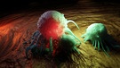 3D-Rendering von Krebszellen | Bild: picture-alliance/dpa