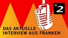 Podcast-Logo - Fränkischer Rechen und Mikrophon | Bild: BR