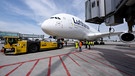 Erstflug Lufthansa A380 nach Boston | Bild: Sven Hoppe/dpa