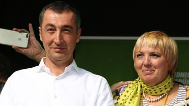 Cem Özdemir und Claudia Roth | Bild: picture-alliance/dpa