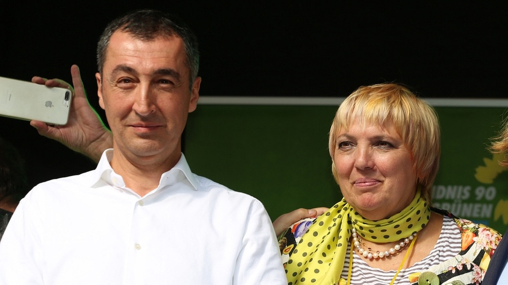 Cem Özdemir und Claudia Roth | Bild: picture-alliance/dpa