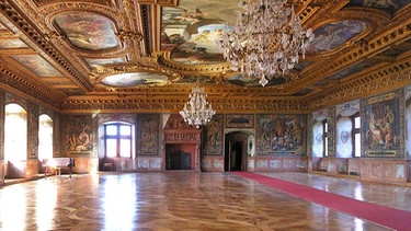 Der Prunksaal des Schlosses Ratibor | Bild: BR