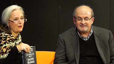 Salman Rushdie im Gespräch mit Cornelia Zetzsche | Bild: Achim Pohl