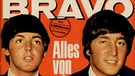 Die Beatles auf dem Titelbild der Jugendzeitschrift "Bravo" (Ausgabe vom 14. März 1966), mit einem Bericht über die Bravo-Blitz-Tournee. | Bild: picture-alliance/dpa / Bravo