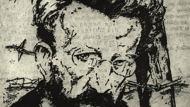 Erich Mühsam - Portrait von Johannes Wüsten | Bild: picture-alliance, akg-images
