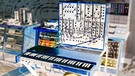 Modularer Moog-Synthesizer aus den 1960er Jahren | Bild: picture-alliance/dpa; Montage BR/Claudia Eichhorn