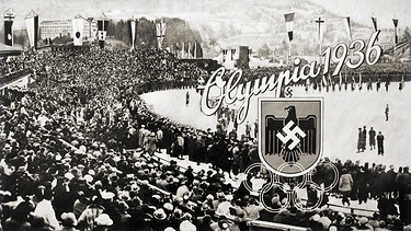Titelbild eines Sammelalbums der Olympischen Winterspiele 1936 in Garmisch-Partenkirchen | Bild: Teutopress/Süddeutsche Zeitung Photo
