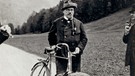 Ludwig Thoma beim Radfahren | Bild: Münchner Stadtbibliothek / Monacensia