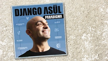 Hörbuch-Cover "Paradigma" von Django Asül | Bild: Sony Music, colourbox.com, Montage: BR