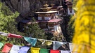 Die buddhistische Tempelanlage Taktsang im Parotal in Bhutan | Bild: picture-alliance/dpa
