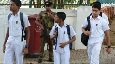 Sicherheitskräfte in Sri Lanka | Bild: picture-alliance/dpa