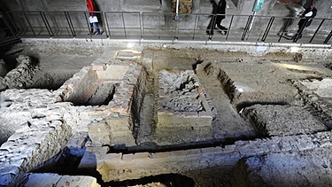 Archäologische Ausgrabungsstätte im Kloster Sant Orsola in Florenz 2015 | Bild: picture-alliance/dpa