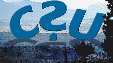 Illustration: CSU-Logo dominiert die bayerische Landschaft | Bild: picture-alliance/dpa, BR, Illustration: BR