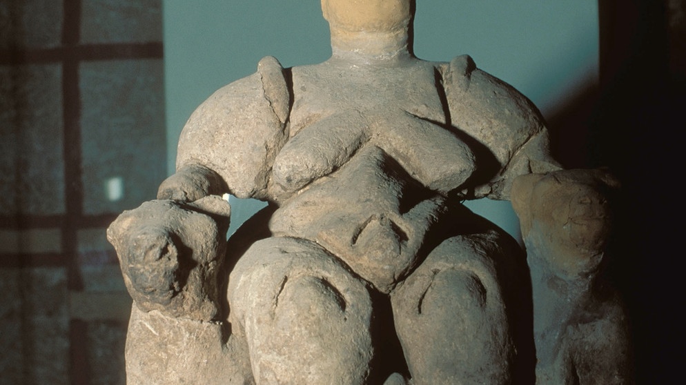 Statuette einer Göttin, neolithisch, Anatolien (Detail) | Bild: picture-alliance_akg-images_Rainer Hackenberg