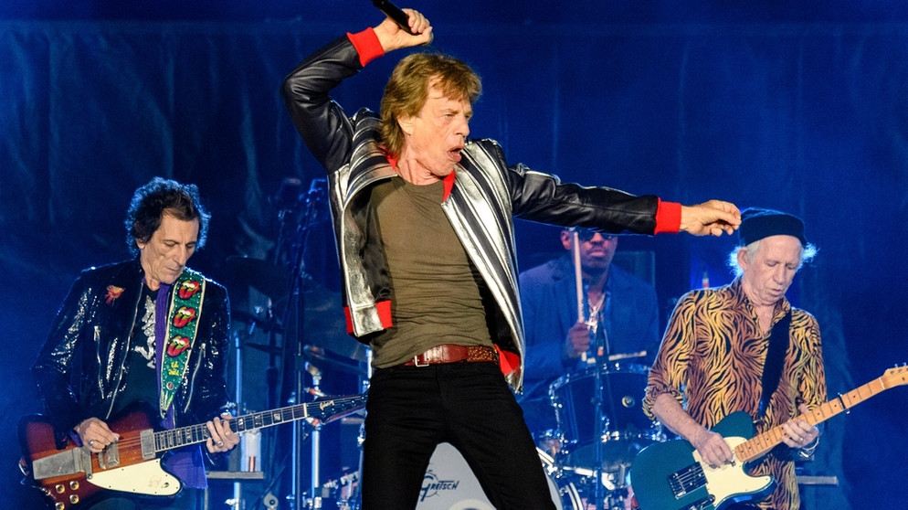 Ronnie Wood, Mick Jagger, Steve Jordan und Keith Richards von den Rolling Stones 2021  | Bild: picture alliance_Foto von Amy Harris_Vision_AP