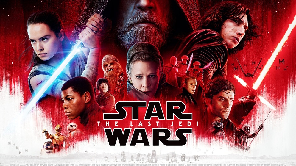 STAR WARS EpisodeVIII - The last jedi, britisches Plakat (Ausschnitt) | Bild:  Walt Disney Studios_Motion Pictures_Lucasfilm